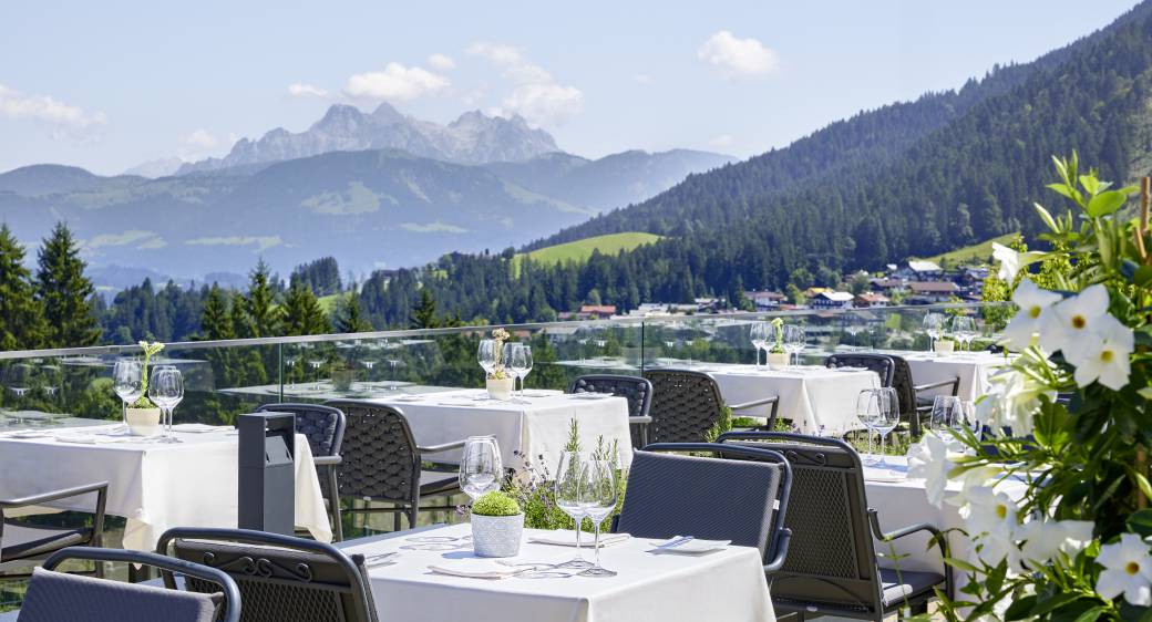 Summit view. Culinary delights. Gourmet. - Kaiserhof Ellmau