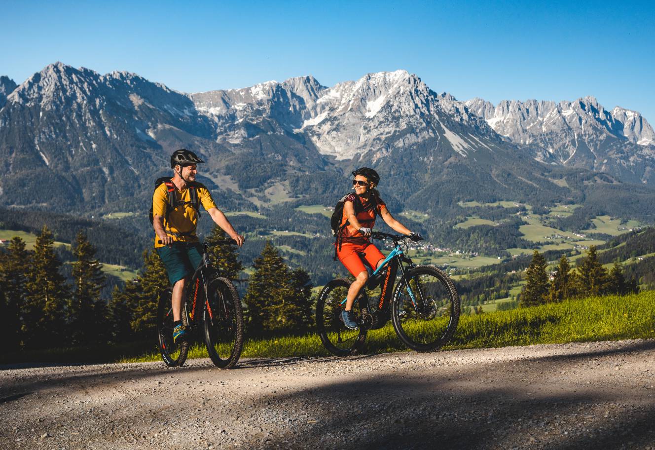 E-Mountain Biking in Ellmau, Tirol