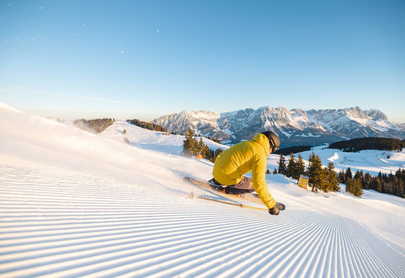 Lyžování ve SkiWelt Wilder Kaiser