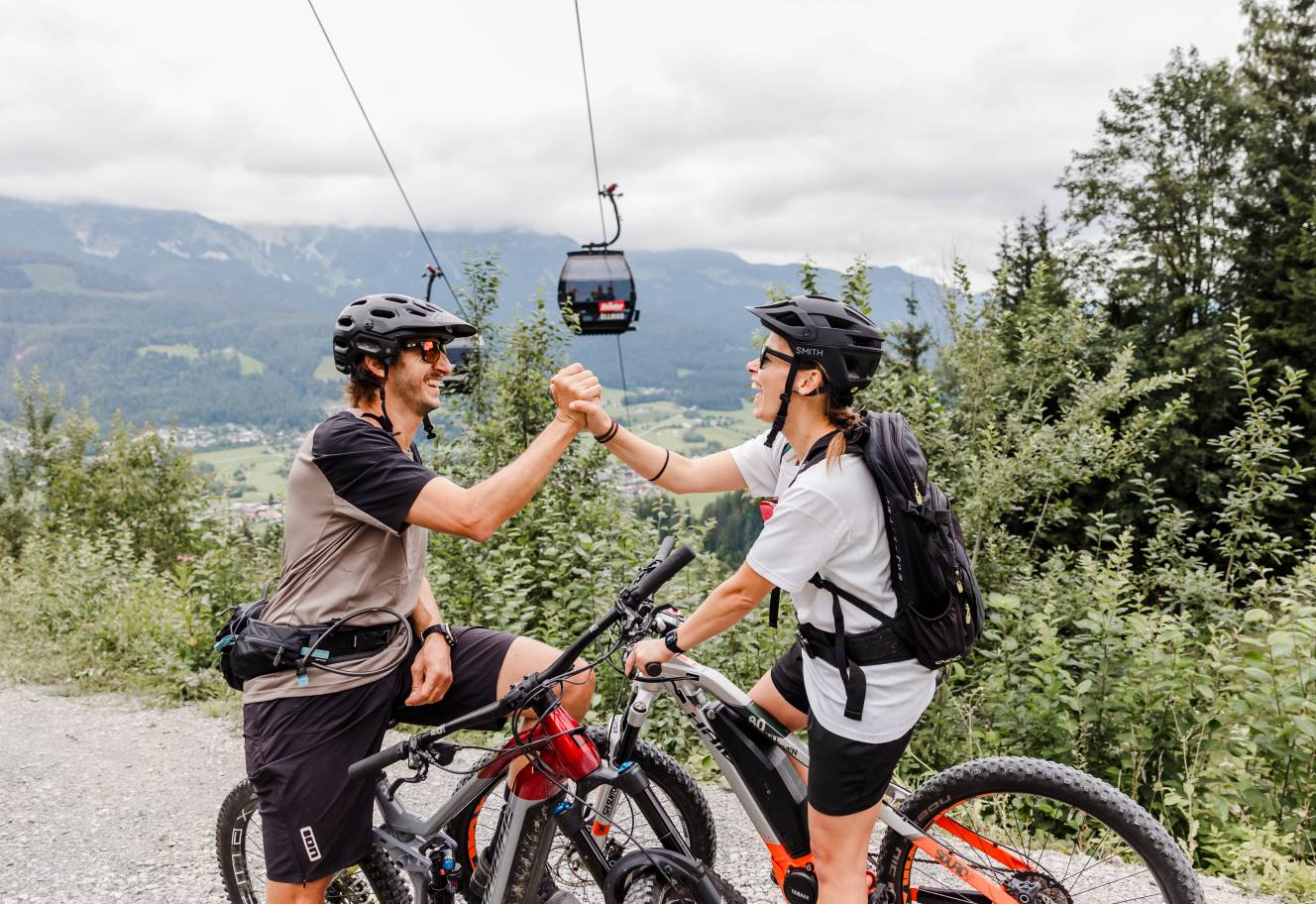 Mountain Biking at the Wilder Kaiser