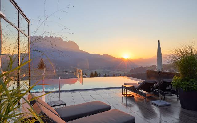 SpaTurm wellness area with Unlimited Mountain Pool