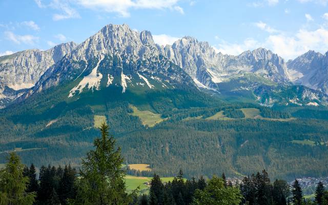 Pohoří Wilder Kaiser v Tyrolsku