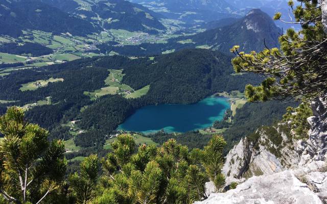 Panorama of Ellmau from the Wilder Kaiser