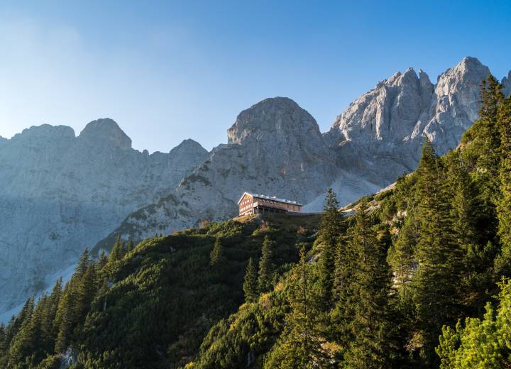 Gruttenhütte in the Wilder Kaiser Region